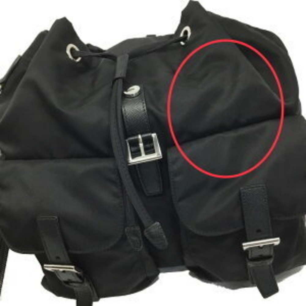 Prada Backpack Black Triangle Nylon - image 6